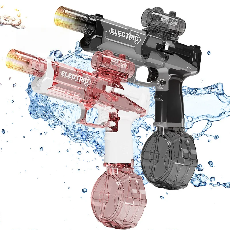 Fire Blaze Electric Water Gun - 500ML Tank Automatic Sprayer, Long Range Summer Water Toy for Kids